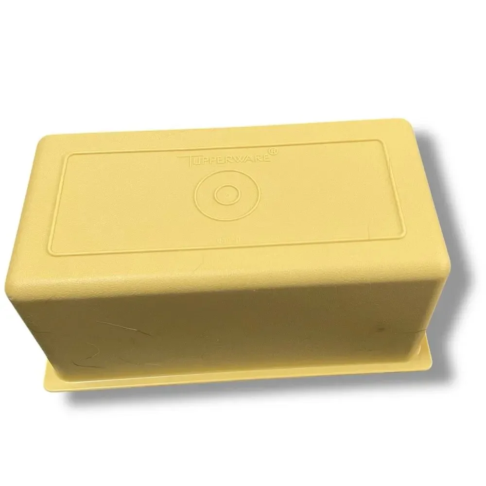 Tupperware Harvest Gold Butter Cheese Container Replacement Lid Part 638 Vintage